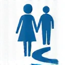 Icona che rappresenta il supporto continuo, come due mani che si stringono o un percorso con frecce.