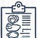 Icona di un medico che dà consigli dietetici